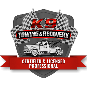 K9 Towing And Recovery Badge