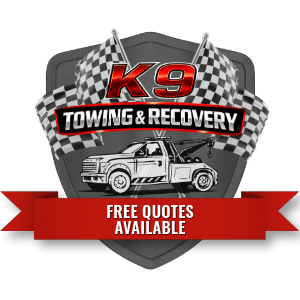 K9 Towing And Recovery Badge