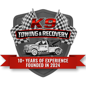 K9 Towing And Recovery Badge
